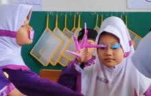 Totalitas, Aksi Siswa SD Cosplay jadi Ibu Pejabat Ini Viral Curi Perhatian