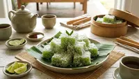 Resep Ongol-Ongol Ubi Jalar Pandan, Jajanan Tradisional Kenyal dan Lembut