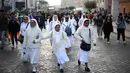 Paus Fransiskus merupakan pemimpin Gereja Katolik Dunia pertama yang berasal dari Amerika Latin. (HENRY NICHOLLS/AFP)