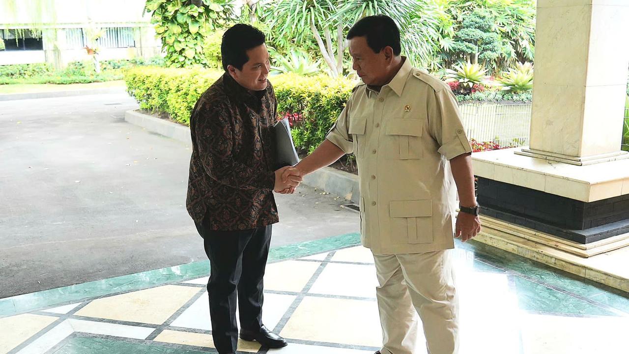 Erick Thohir dan Prabowo Subianto