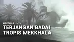 Badai tropis Mekkhala menerjang Jepang dan Taiwan. Tingginya curah hujan membuat sejumlah wilayah di Taiwan kebanjiran.