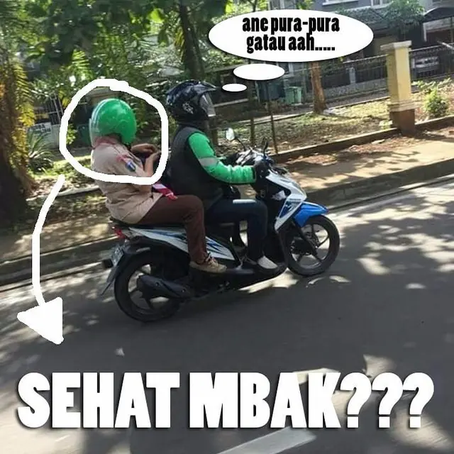 6 Kelakuan Kocak Anak Sekolah saat Naik Ojek Online Ini Bikin Tepuk Jidat