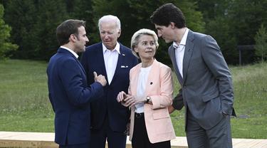 FOTO: Keakraban Para Pemimpin G7 dalam KTT di Jerman