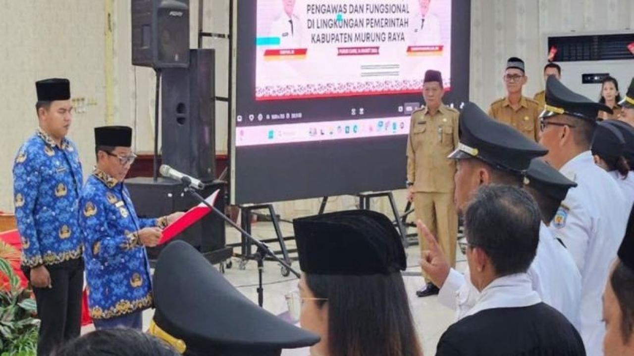 Pemerintah Murung Raya Lantik 148 Pejabat, Optimalkan Pelayanan Publik Tanpa Unsur Politik