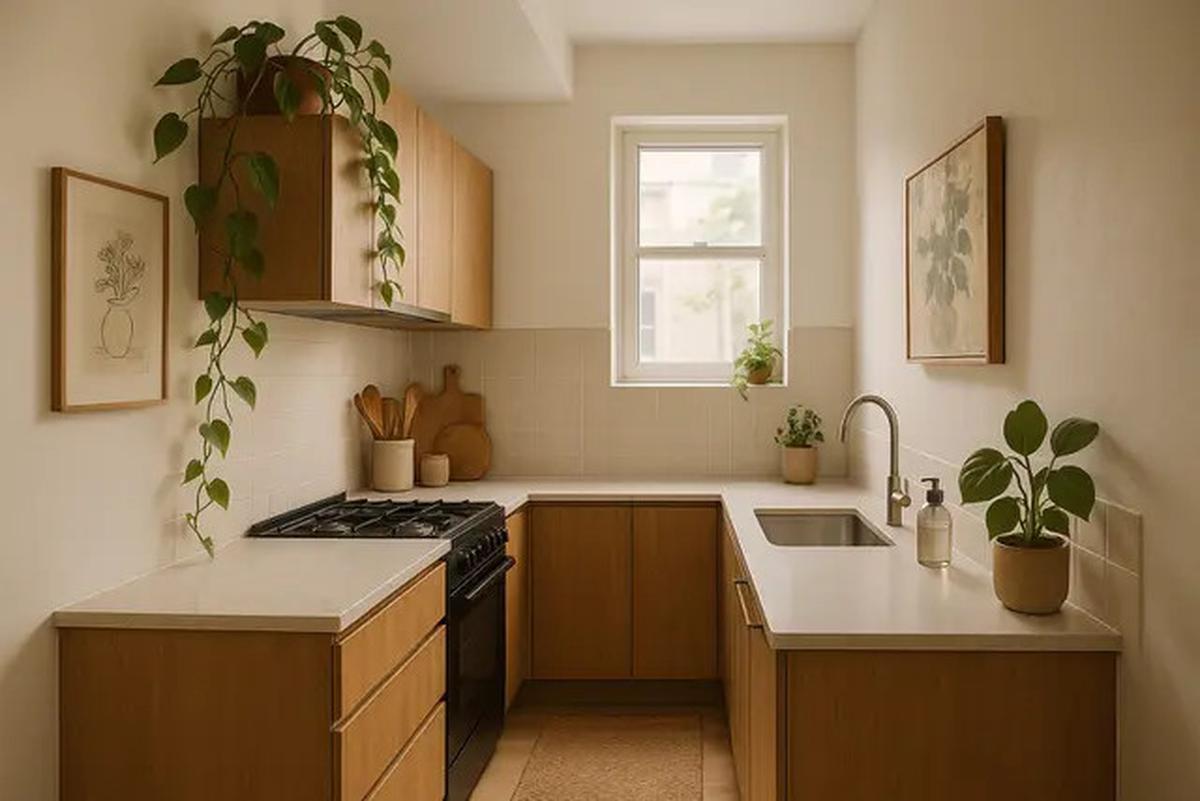 8 Desain Dapur Kecil Memanjang ke Samping, Solusi Ruang Terbatas yang Tetap Estetik di 2025