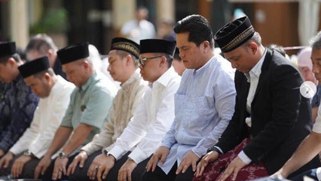 Menteri BUMN Erick Thohir merayakan Hari Raya Idul Adha di Hong Kong.