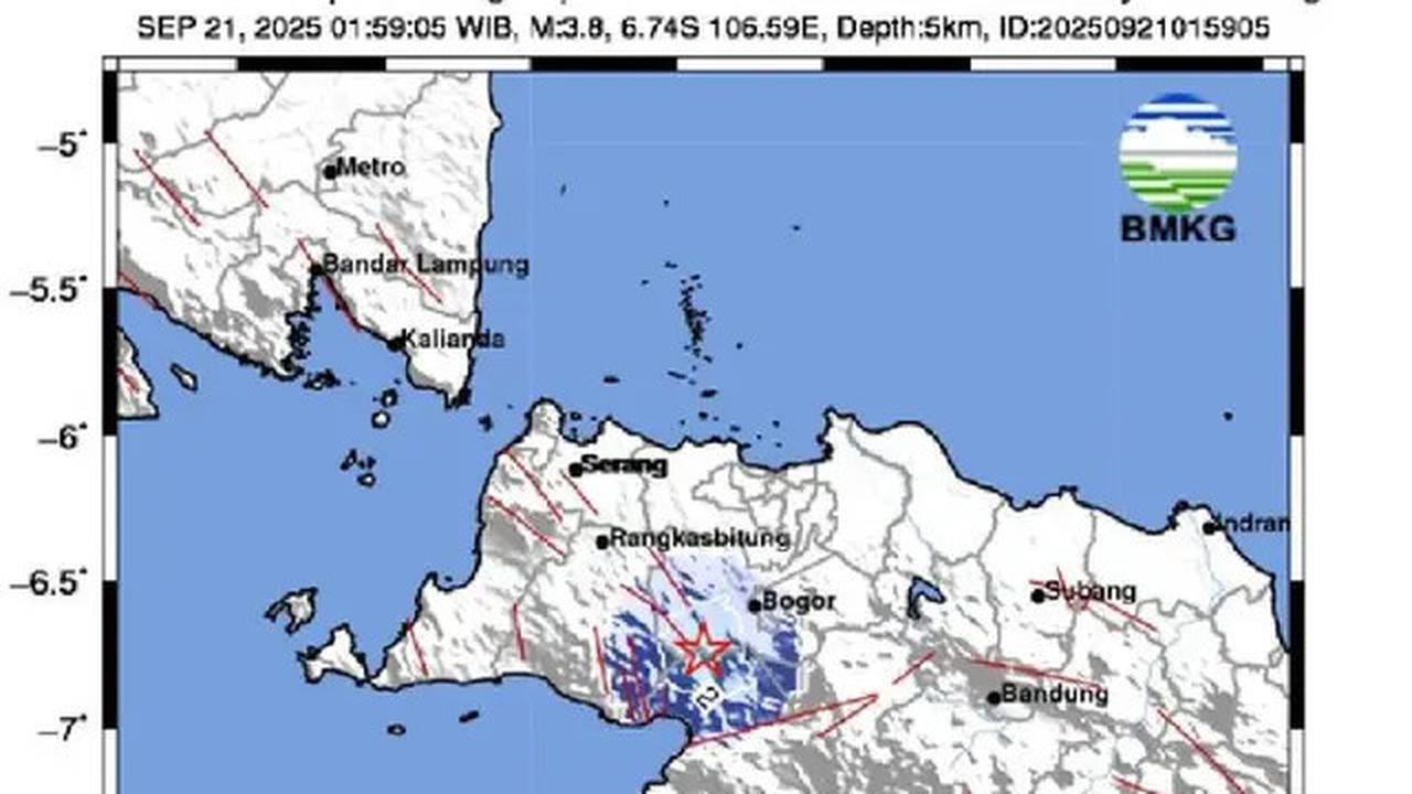 Diguncang Rentetan Gempa, Warga Bogor Mengungsi di Tenda Darurat
