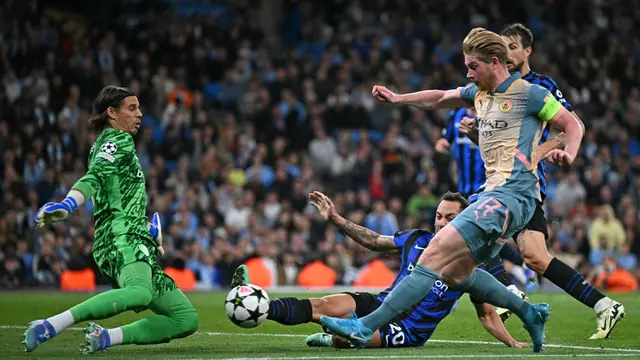 Bermain Imbang Tanpa Gol, Manchester City-Inter Milan Berbagi Satu Poin di Liga Champions 2024/2025