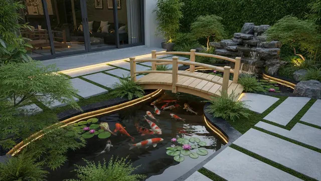7 Desain Kolam Ikan Estetik di Teras Rumah 2025, Bikin Hunian Makin Asri dan Menenangkan