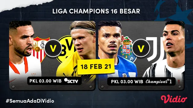 Liga Champions - Drawing 16 Besar