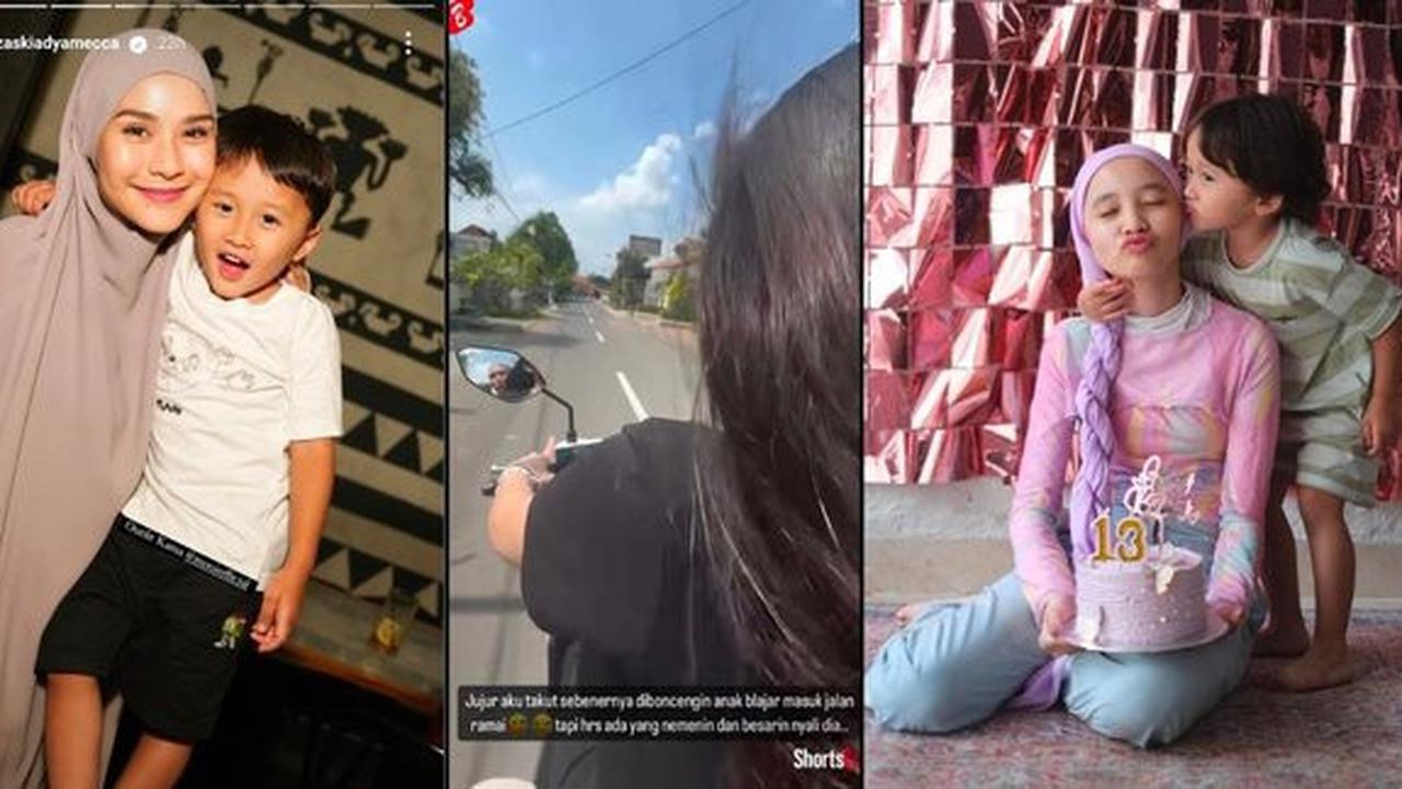 Zaskia Adya Mecca Terkejut, Putri Pertamanya Kini Bisa Kendarai Motor dengan Lancar!