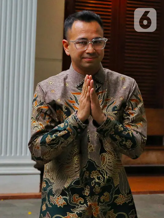 Artis kelahiran 17 Februari 1987 di Bandung, Jawa Barat ini hanya menyebut nanti presiden terpilih Prabowo Subianto yang akan mengumumkannya. (Liputan6.com/Angga Yuniar)