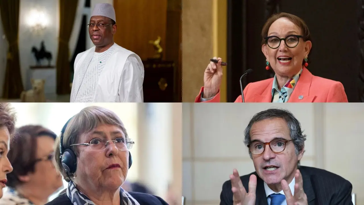 Empat kandidat sekretaris jenderal Perserikatan Bangsa-Bangsa (PBB) akan menjalani uji publik. Mereka adalah Michelle Bachelet (Chili), Rafael Grossi (Argentina), Rebeca Grynspan (Kosta Rika) dan Macky Sall (Senegal). (Dok. News.un.org)
