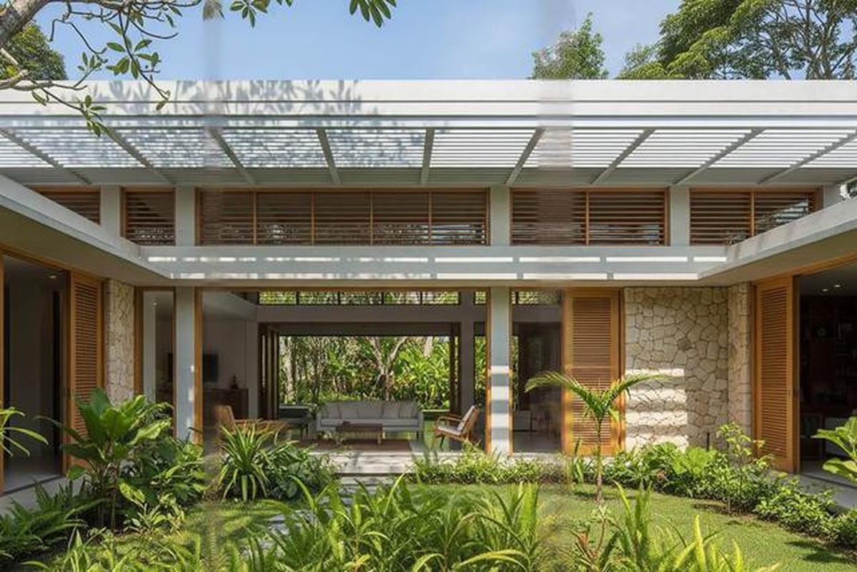 12 Desain Rumah Minimalis Sejuk Nyaman Tanpa AC di Iklim Tropis, Anti Gerah &amp; Hemat Listrik