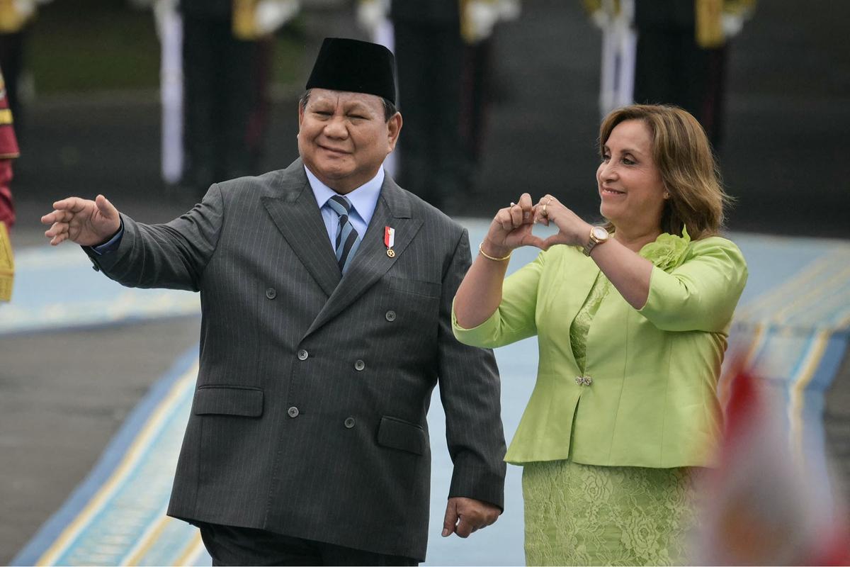 FOTO: Presiden Prabowo Sambut Presiden Peru di Istana Merdeka, Tegaskan Komitmen Perkuat Kerja Sama