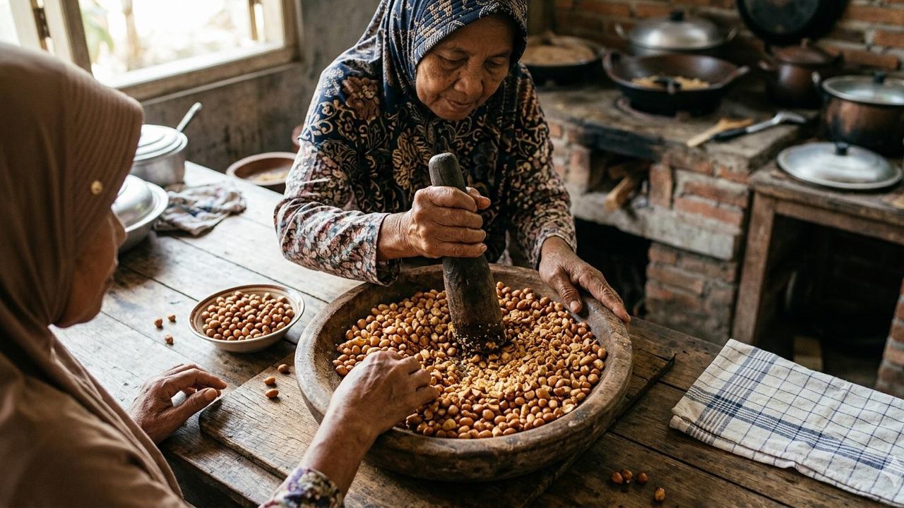 Bumbu Kacang Siomay (Foto: Gemini AI)