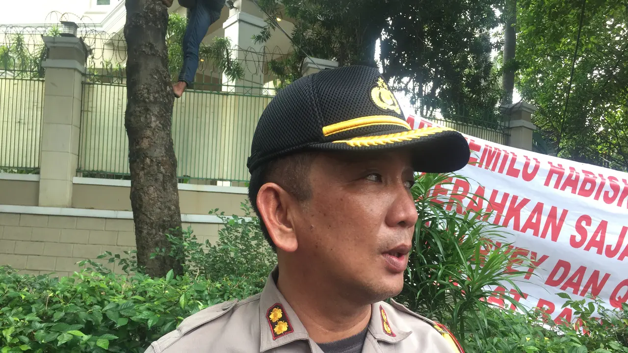 Kabag Ops Polres Jakarta Selatan, AKBP Lendy Agus di Kertanegara