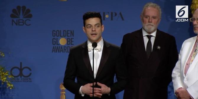 VIDEO: Rami Malek Raih Best Actor Golden Globe 2019