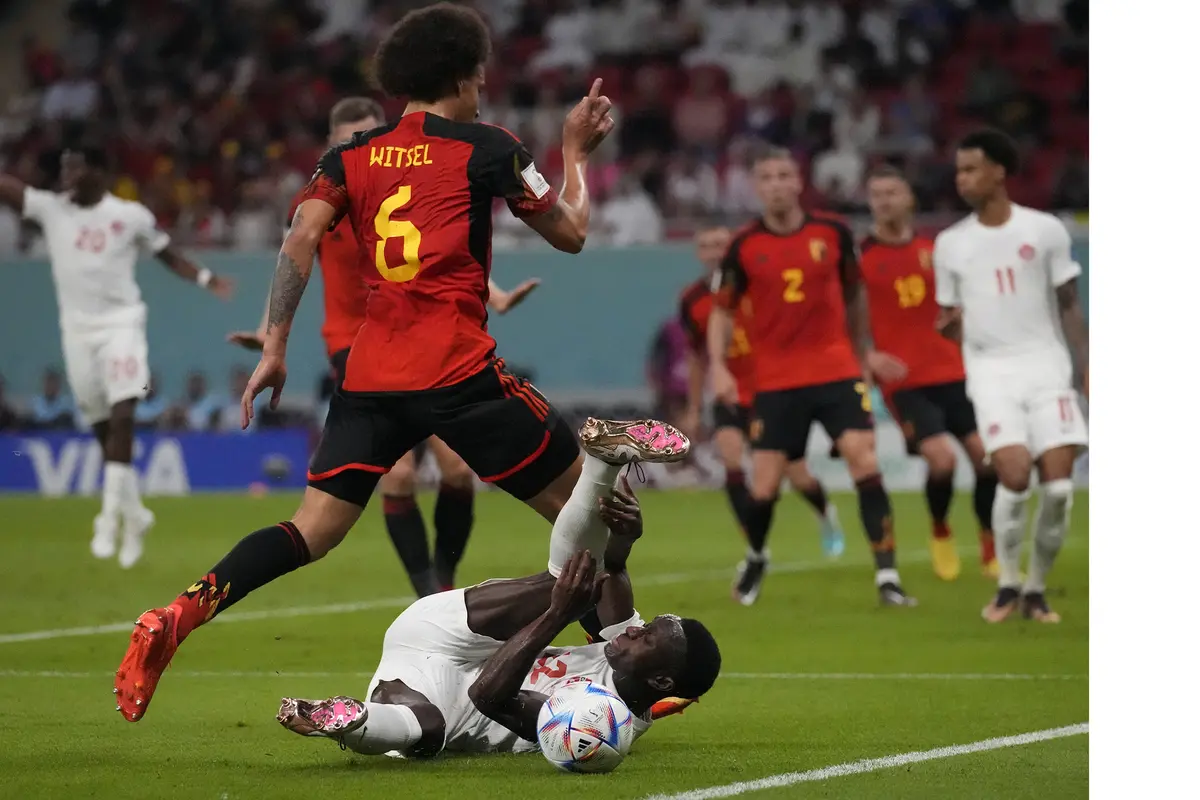 Foto: Aksi Memukau Thibaut Courtois dan Michy Batshuayi Jadi Penentu Belgia Tekuk Kanada di Piala Dunia 2022