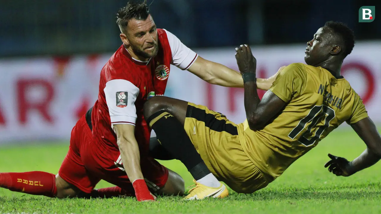 FOTO: Tensi Panas di Laga Hidup Mati Persija Jakarta Kontra Bhayangkara Solo FC di Piala Menpora