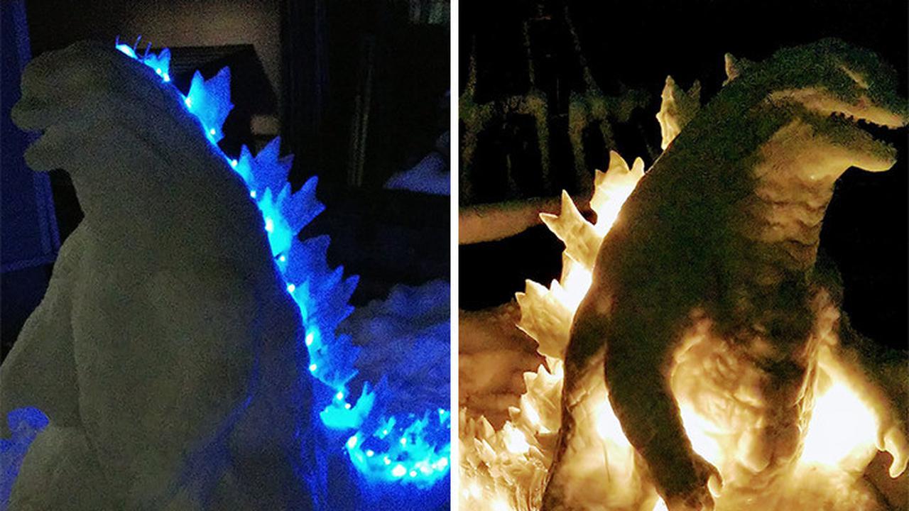 Kreatif, 10 Potret Patung Salju Berbentuk Tokoh Kartun Bikin Takjub