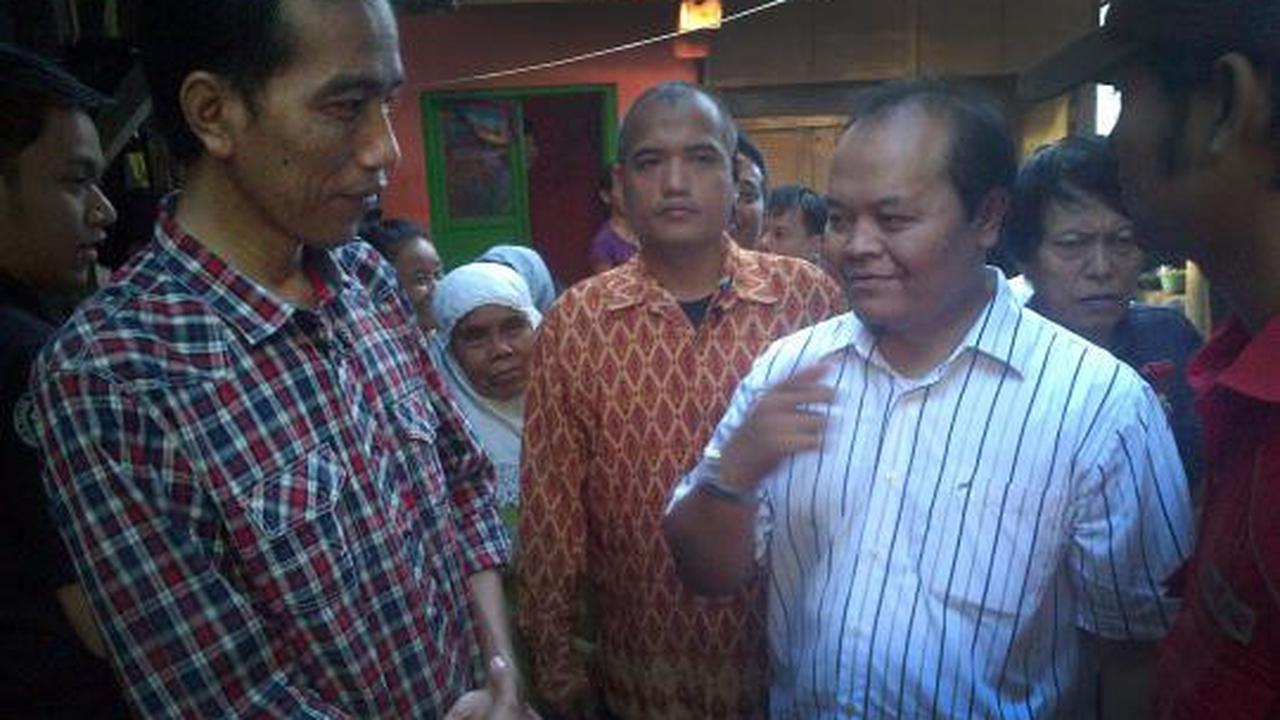 Jokowi dan Hidayat di kampung kumuh