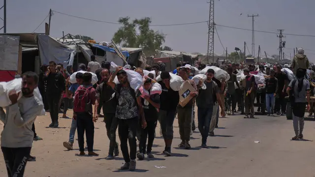 Serangan Israel Hantui Pusat Distribusi Bantuan Kemanusian di Gaza