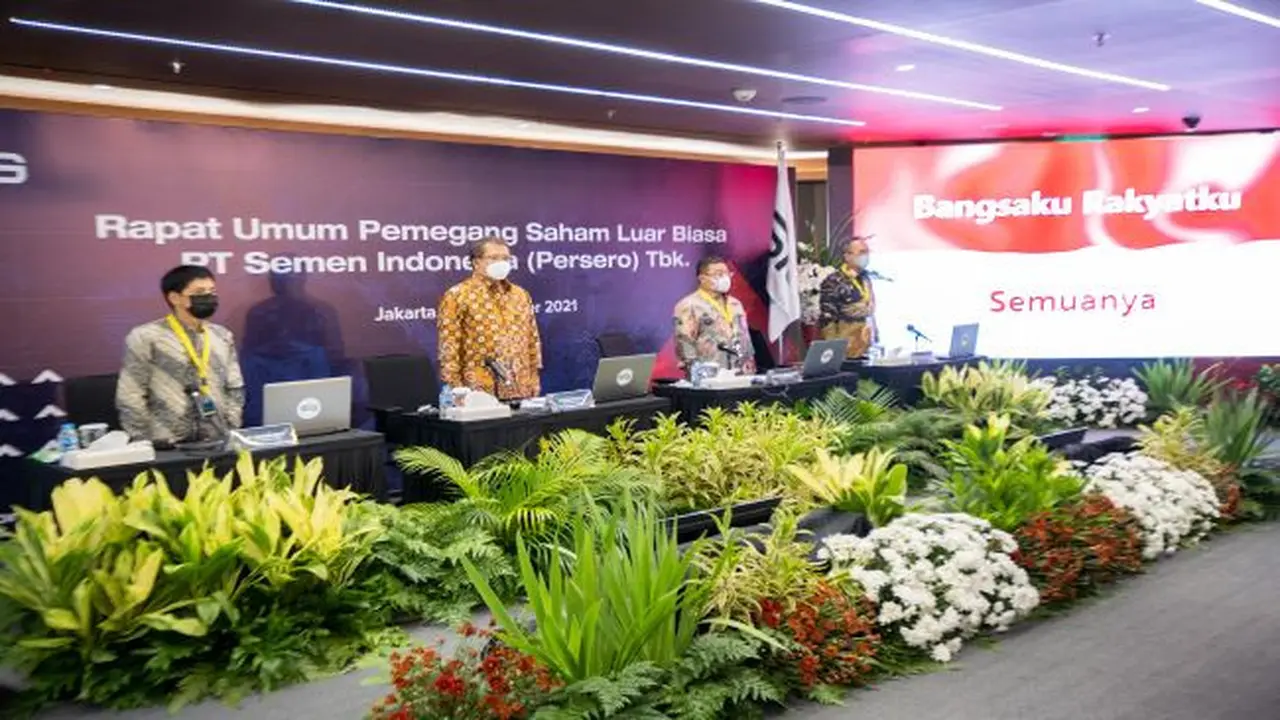 RUPSLB PT Semen Indonesia Tbk (SMGR), Selasa (21/12/2021) (Foto:PT  Semen Indonesia Tbk)