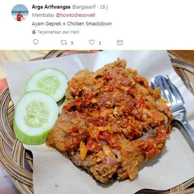6 Nama Makanan Khas Indonesia Diterjemahkan ke Bahasa Inggris Ini Kocak