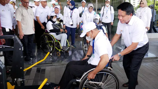 Mudik Bareng BUMN, BSI Lepas 619 Pemudik Reguler dan Disabilitas