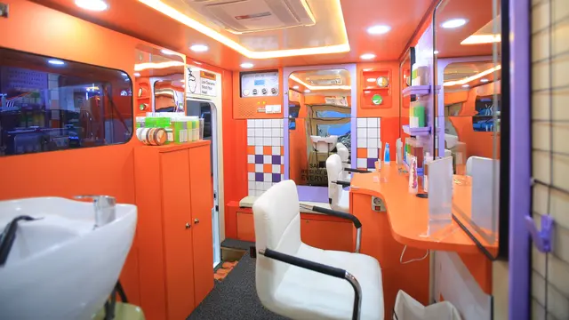 Tampilan dalam mobil TEGAR.