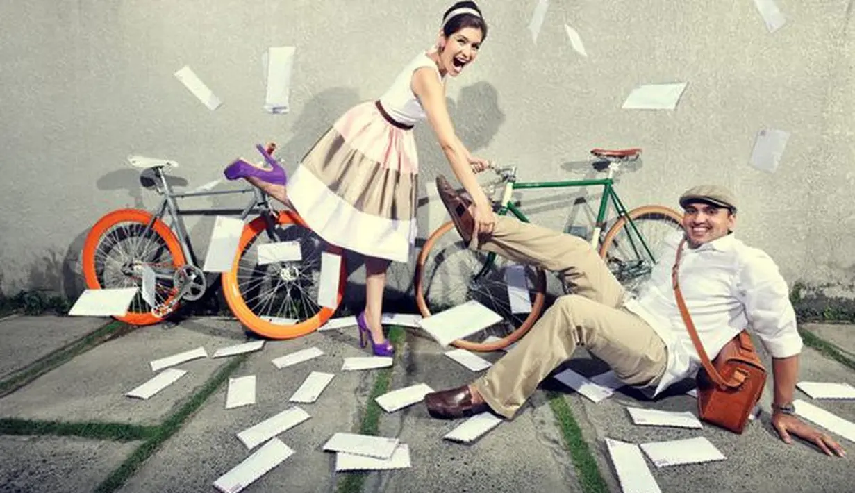 Seperti inilah foto Navies Abdullah Naif. Dia adalah pengusaha keturunan Arab. Sayangnya, Carissa enggan menjelaskan secara lengkap terkait bisnis suaminya [bridestory.com]