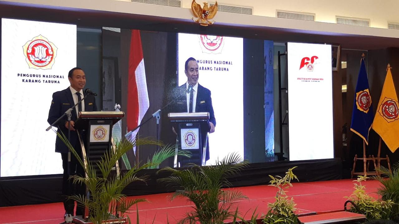 Gibran Rakabuming Raka masuk kepengurusan Karang Taruna (MPKT) masa bakti 2020-2025. (Foto: Istimewa)