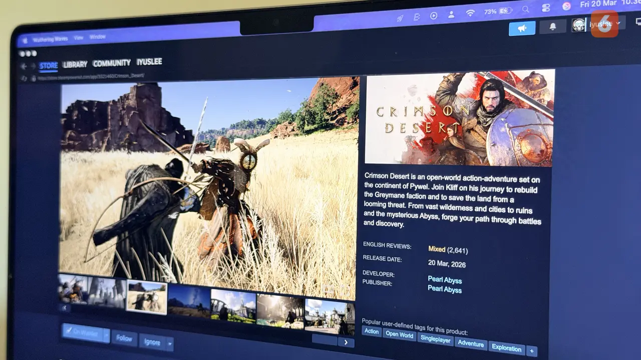 Spesifikasi Crimson Desert untuk di PC Windows