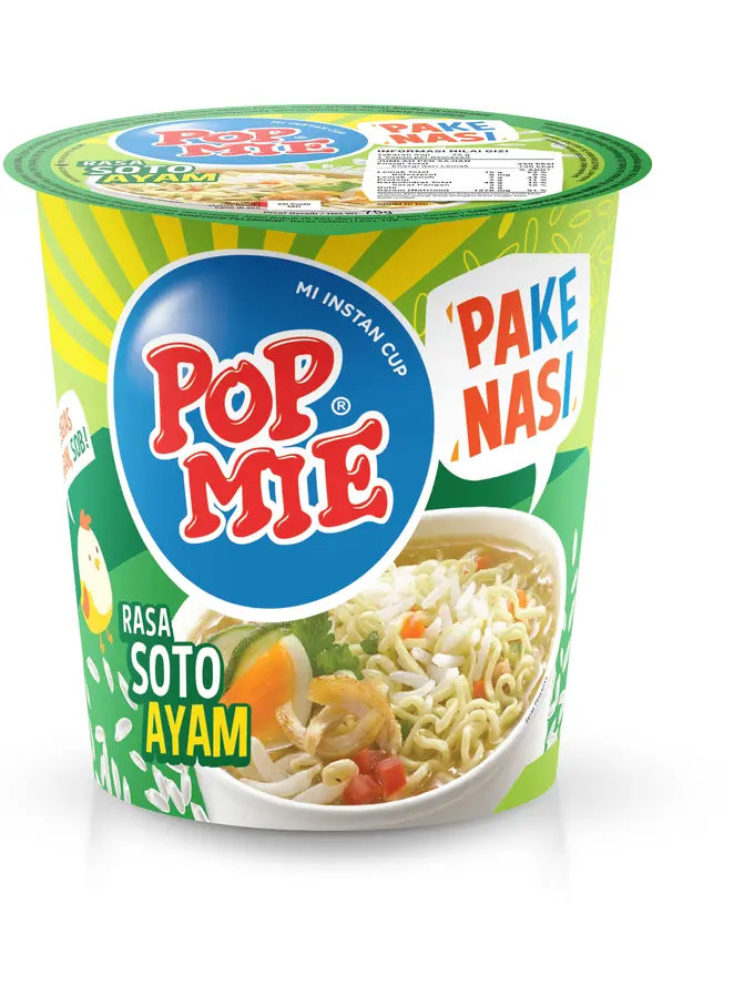Lebih Puas, Makan Mie Instan Kemasan Gelas Kini Disertai Nasi