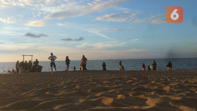 Hamparan Pasir Putih Pantai Minanga Gorontalo Utara (Arfandi Ibrahim/Liputan6.com)