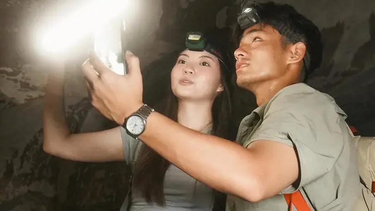 6 Potret Perjalanan Erika Richardo Cari Lukisan Tertua di Dunia yang Ada diSulawesi