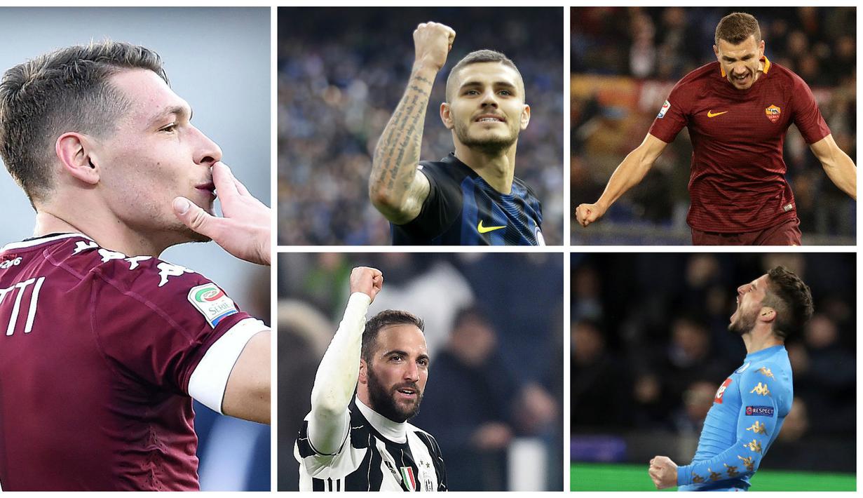 Inilah deretan Top Scorer Serie A Italia.