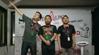 Payung Teduh tak sangka antusias para penonton soundrenaline 2017 (Foto: Ferry Noviandi)