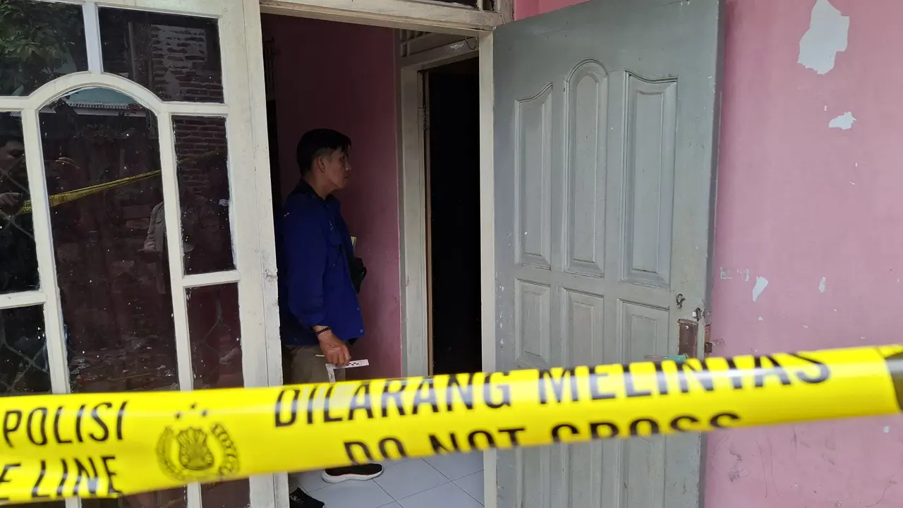 TKP penemuan perempuan meninggal di Bandar Lampung