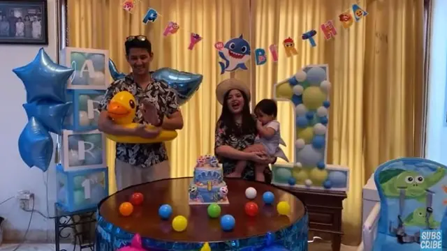 7 Momen Ulang Tahun Pertama Anak Tasya Kamila, Penuh Rasa Bahagia
