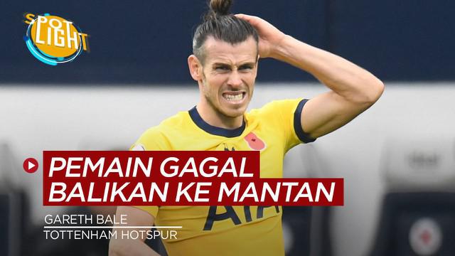 Berita video ini menjelaskan tentang empat pemain yang gagal bersinar setelah kembali ke mantan klubnya salah satunya ada Gareth Bale bersama Tottenham Hotspur.