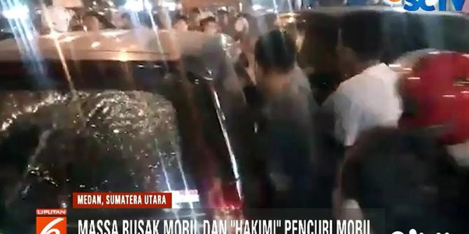 Pencuri Mobil di Medan Tewas Dihakimi Massa Usai Tabrak Pejalan Kaki