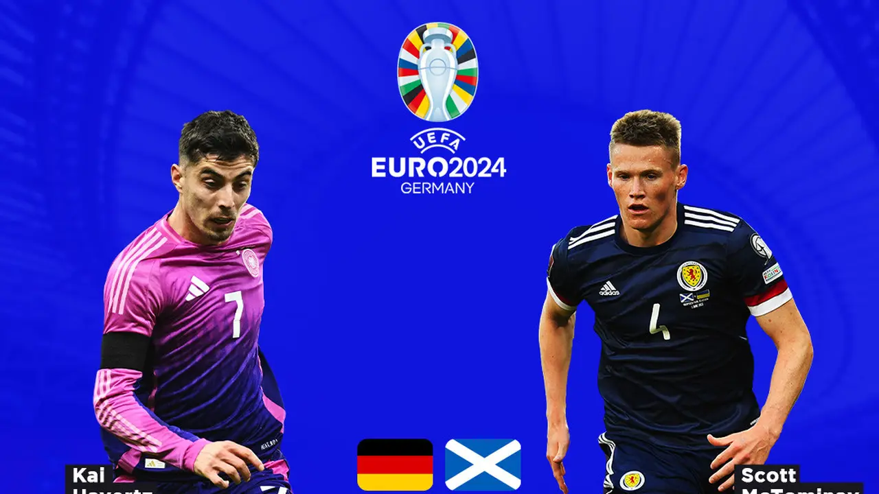 Euro 2024 - Jerman Vs Skotlandia - Kai Havertz Vs Scott McTominay