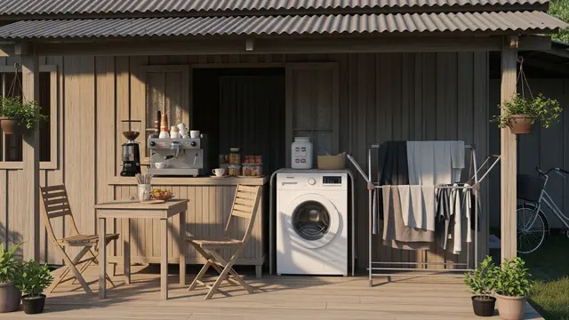 10 Desain Kombinasi Warung Kopi dan Laundry di Teras Rumah, Ini Estimasi Modal Awal