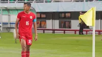 Pemain Timnas Indonesia U-19,&nbsp;Dony Tri Pamungkas, saat melawan Kamboja U-19 pada laga kedua Grup A Piala AFF U-19 2024 di Stadion Gelora Bung Tomo, Surabaya, Sabtu (20/7/2024). (Dok PSSI)