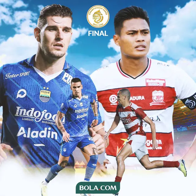 Championship Series BRI Liga 1 - Duo Bek Tengah Persib Bandung Vs Madura United