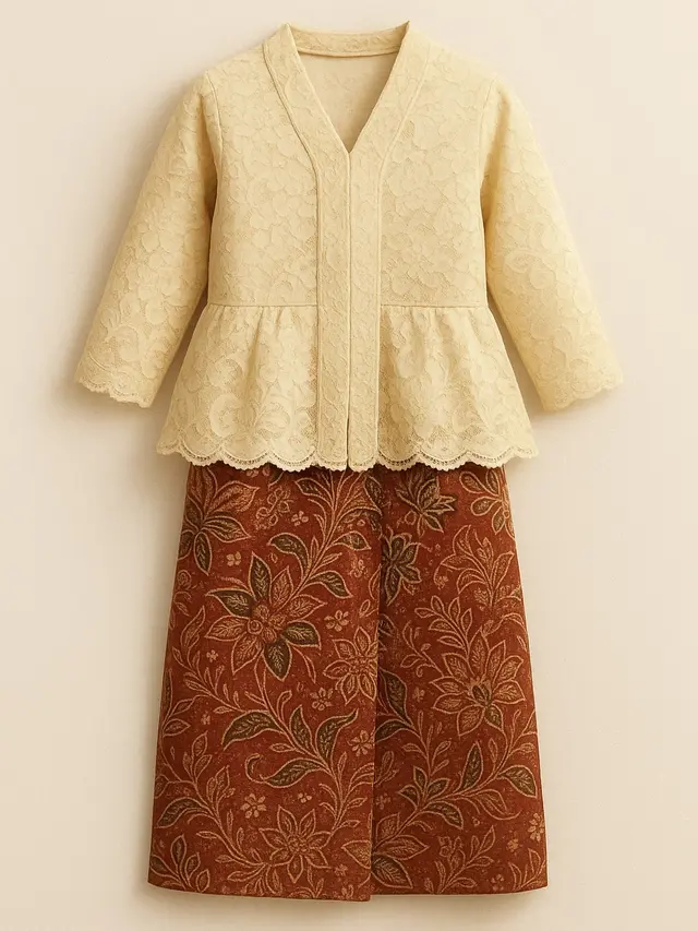 Model Baju Batik Anak Perempuan
