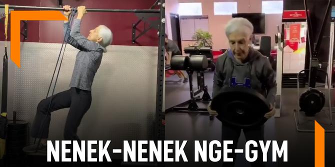 VIDEO: Nenek 72 Tahun Ini Masih Kuat Nge-Gym