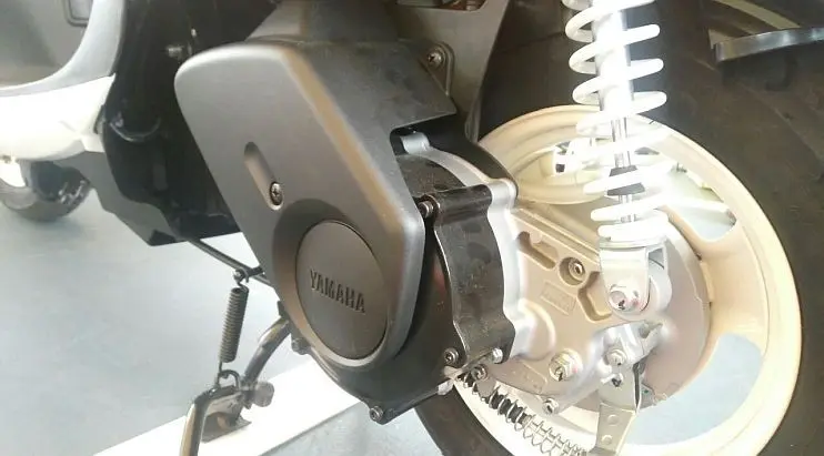 Motor listrik Yamaha. (Arief/Liputan6.com)